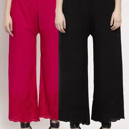 Miaz Lifestyle Women Pack Of 2 Palazzos-image-82