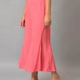 AURELIA Women Flared Chambray Palazzos image 2