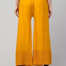 Trend Level Geometric Embroidered Palazzos image 5