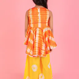 LIL DRAMA Girls Tie & Dye Top with Palazzos image 2