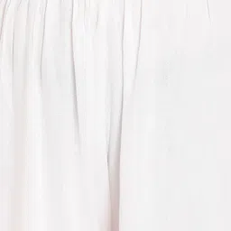 TAG 7 Women White & Red Set of 2 Flared Ethnic Palazzos image 2