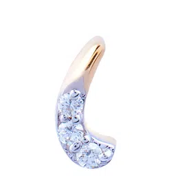 BHIMA Jewels 18K Hallmark 750 Purity Rose Gold Fancy Diamond Nose Pin-picture-12