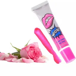 Adbeni Set Of 2 Wow Longwear Glossy Peel Off Lip Color 15g Each- Cherry Red & Rose Pink image 3