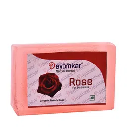 Deyomkar Set of 2 Herbal Orange Peel Of Mask with Rose Soap image 3