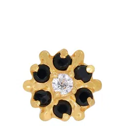BHIMA BIS Hallmark 22K 916 Gold Stone-Studded Nose Pin-picture-24
