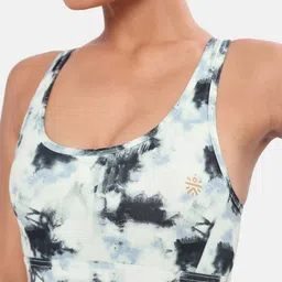 cult Cultsport Abstract Print Medium Impact Criss-Cross Sports Bra image 3