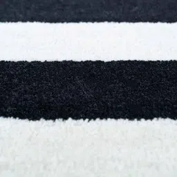 jaipur rugs Grey Striped Wool 5 ft x 7 ft Hand Tufted Carpet image 3