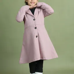 MINI & MING Girls Single-Breasted Knee Length Princess Coat image 1