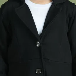 MINI & MING Girls Notched Lapel Single-Breasted Princess Coat image 5