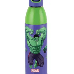 Cello Kidzbee Uranus 900 Purple Hulk Smash Printed Stainless Steel Water Bottle 680 ml-image-28