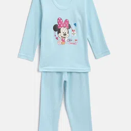 BODYCARE INSIDER Girls Blue Minnie Mouse Print Thermal Set-image-21