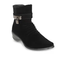 SHUZ TOUCH Women Wedge Heeled Regular Boots-picture-17