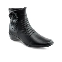 SHUZ TOUCH Women Wedge Heeled Regular Boots-picture-18