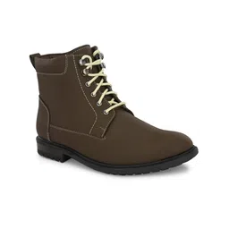 Roadster Men Brown Solid Casual Boots image 2