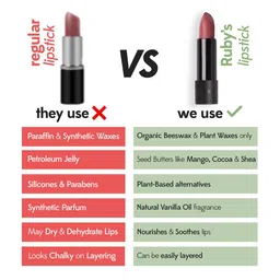 Ruby's Organics Semi-Matte Long Lasting Lipstick - 3.7g - Apricot image 3