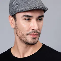 ELLIS Men Self Design Ascot Cap-picture-24