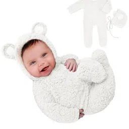 Babymoon Infant Set Of 2 Fleece Photoshoot Costume-image-44