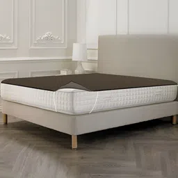 Stylista Maroon Cotton Water Resistant Elastic Strap Double Size Mattress Protector image 2