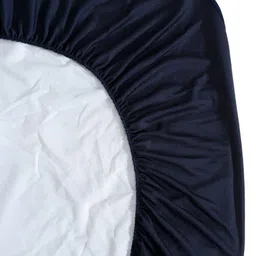 GADDA CO Blue Terry Cotton Elastic Fitted Breathable Mattress Protector image 3