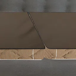 Stylista Maroon Cotton Water Resistant Elastic Strap Double Size Mattress Protector image 3