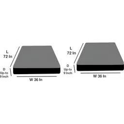 Stylista Maroon Cotton Water Resistant Elastic Strap Double Size Mattress Protector image 5