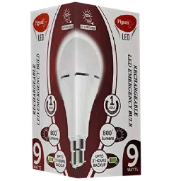 Pigeon 9 Watt LED Battery Powered LED Bulb (810 Lumens, 14139, White) image 4