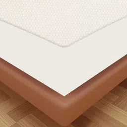 Adbeni Home Grey Self Design 200 gsm Jacquard Cotton Smooth Mattress Protector image 2