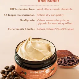 Nat Habit Fresh Whipped Set Of 2 Skin Malai Double Cocoa For Intense Derma Care  Dry Repair Body Moisturization 120 ml Each image 5