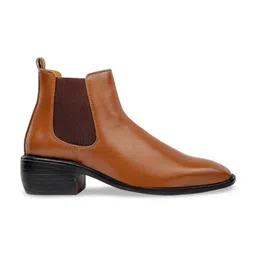 Bxxy Men Mid Top Block-Heel Chelsea Elevator Boots image 5