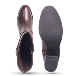 Monrow Women Block Heel Slouchy Boots image 4