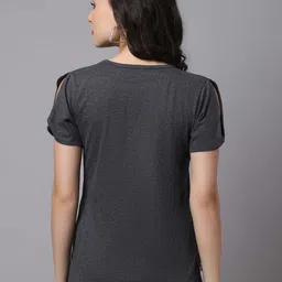 Friskers Pack Of 2 Cotton Round Neck Short Sleeves Pure Cotton Tops image 3