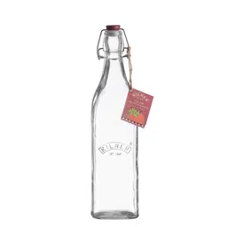KILNER Transparent Glass  Dishwasher and microwave safe Bottle 1L each image 4
