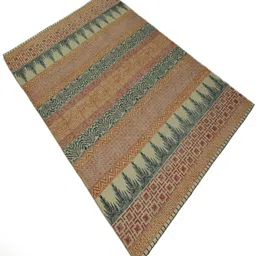 Multi Traditional cotton 5x7 Feet Hand Woven Carpet by The Woven Legacy image 4