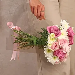 Purple Rose N Daisy Delight Bouquet-picture-36