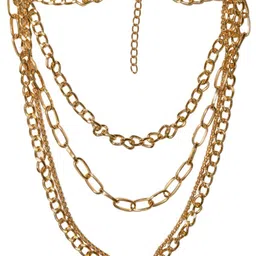 Bellofox Women Gold-Plated Layered Necklace image 3