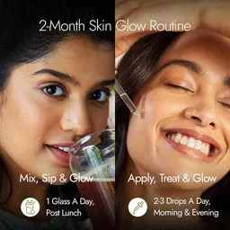 Kapiva Glow Mix 30 Sachets & Kumkumadi Glow Face Oil 30ml Combo,  2 Piece(s)/Pack  Unflavoured  image 5