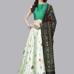Kaizen TEXO FAB Semi-Stitched Lehenga & Unstitched Blouse With Dupatta-picture-33