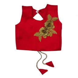 BAESD Girls Embellished Ready to Wear Lehenga & Blouse With Dupatta image 4