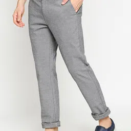 Basics Men Tapered Fit Cotton Trousers image 4