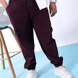 hardsoda by the indian garage co HARDSODA Men Plus Size Mid-Rise Cargos-picture-34