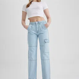 DeFacto Women Clean Look No Fade Mid-Rise Jeans-image-92