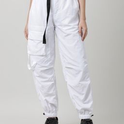 Bene Kleed Women Parachute Fit High-Rise Cargos Trousers-picture-27
