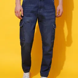 Belliskey Men Mid-Rise Cargos Trousers-picture-34