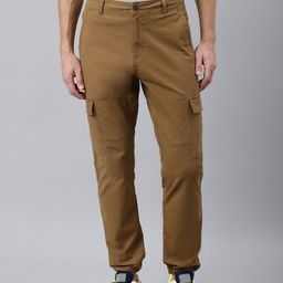 Woodland Men Mid-Rise Cargos Trousers-picture-4