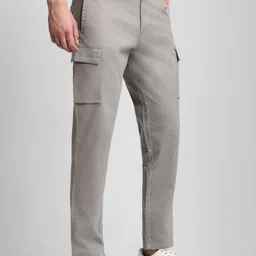 Dennis Lingo Men Slim Fit Wrinkle Free Cargos Trousers-image-36