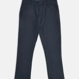 Pantaloons Junior Boys Navy Blue Chinos Trouser-image-34
