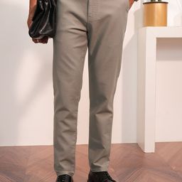LOCOMOTIVE Men Mid Rise Slim Fit Trousers-picture-17