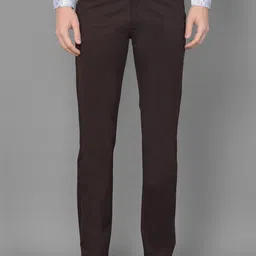 Canary London Men Smart Slim Fit Mid-Rise Wrinkle Free Cotton Chinos-image-90
