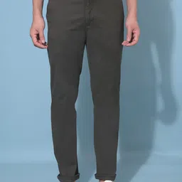 Crimsoune Club Men Mid-Rise Smart Slim Fit Chinos Trousers-image-62