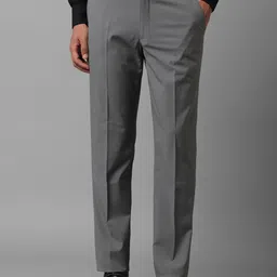 Louis Philippe Men Slim Fit Formal Trousers-picture-41